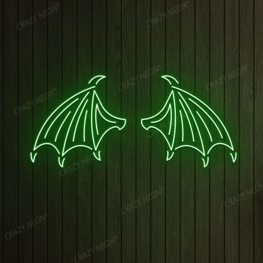 Bat Wings Neon Sign
