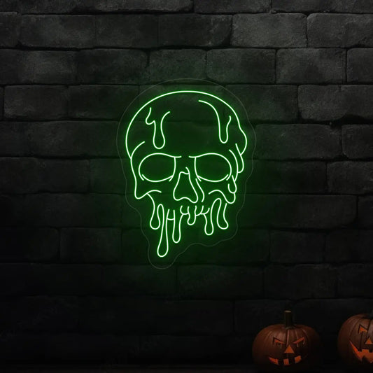LED Skull Neon Sign