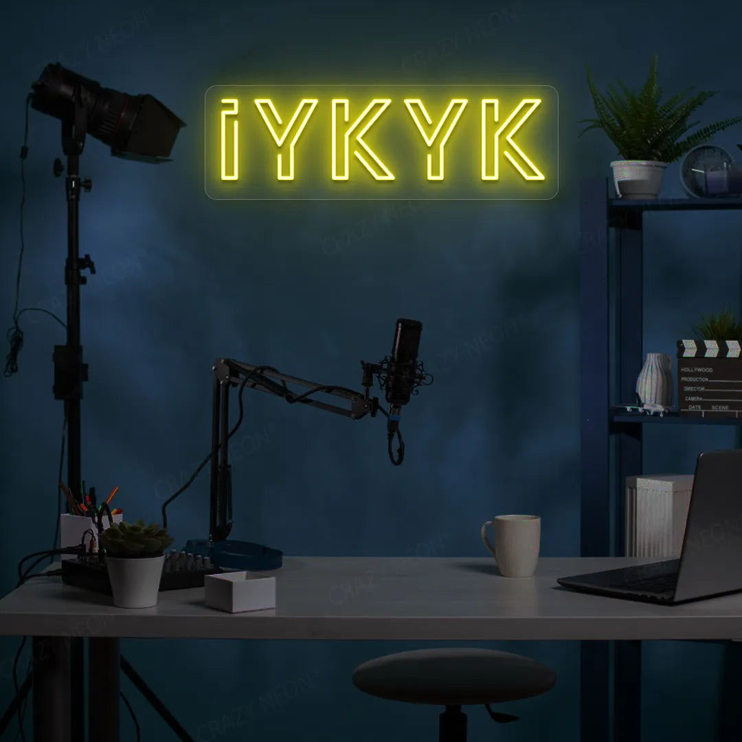 IYKYK (If You Know, You Know) LED Neon Sign