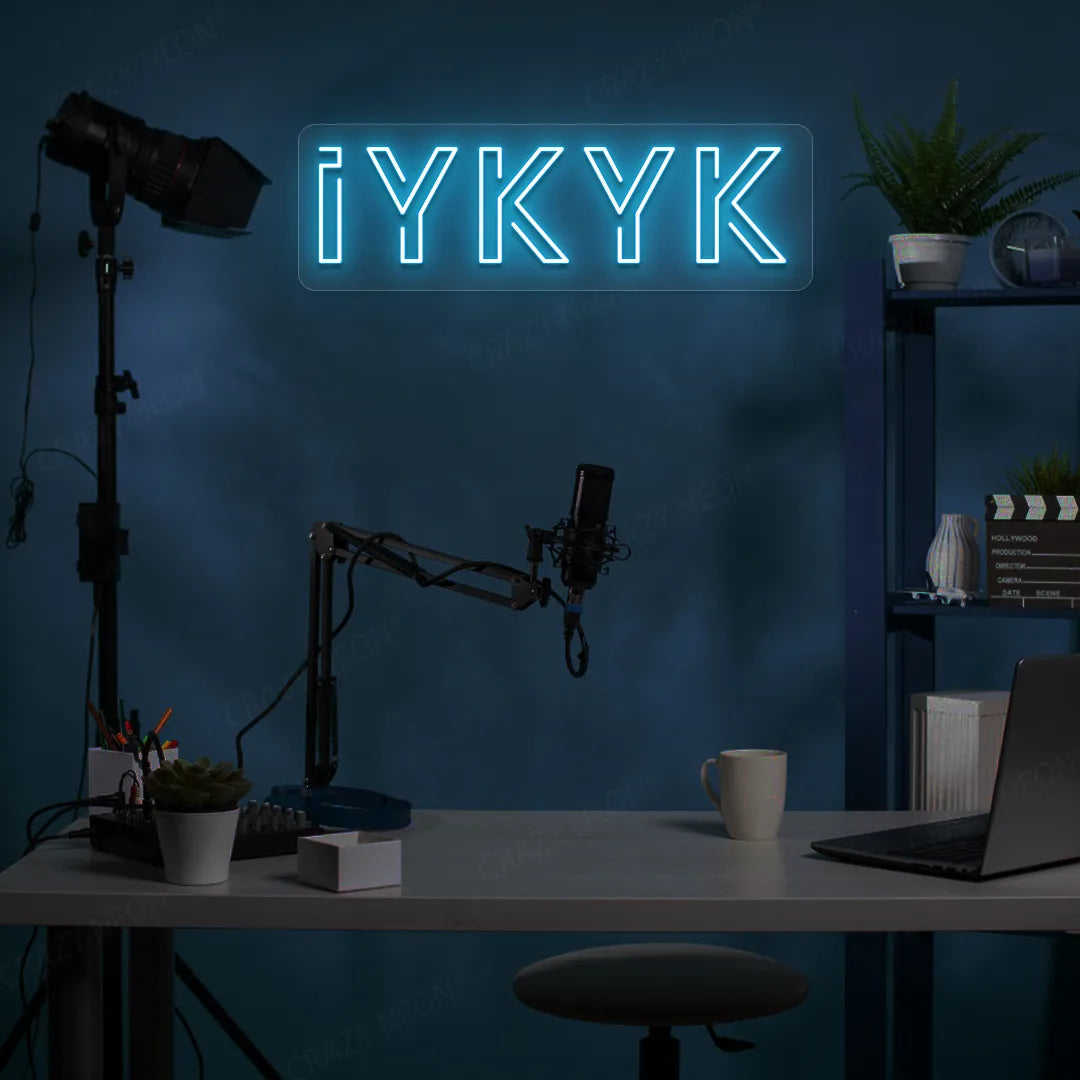 IYKYK (If You Know, You Know) LED Neon Sign