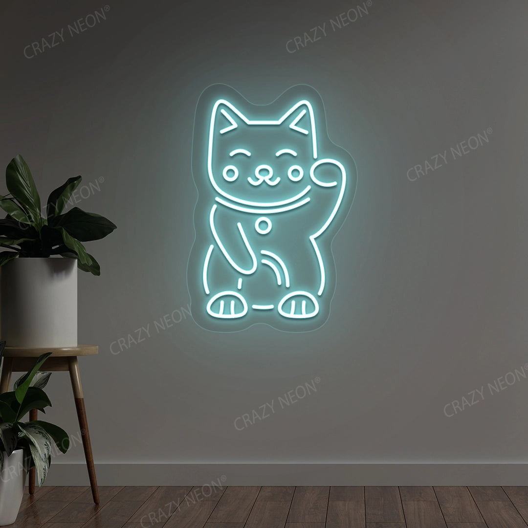 Charming Cat Neon Sign
