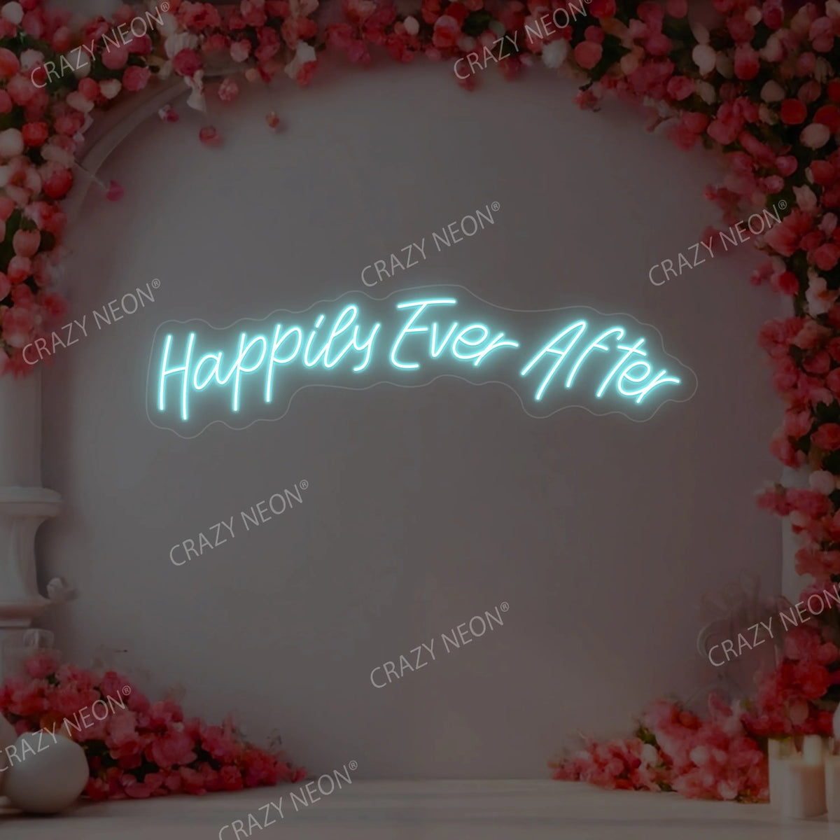 Happily Ever After Wedding Neon Sign