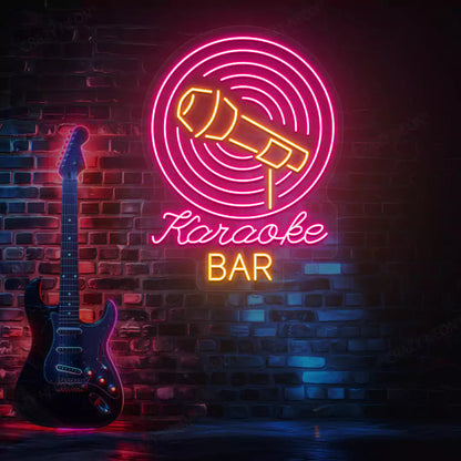 Karaoke Bar Neon Sign