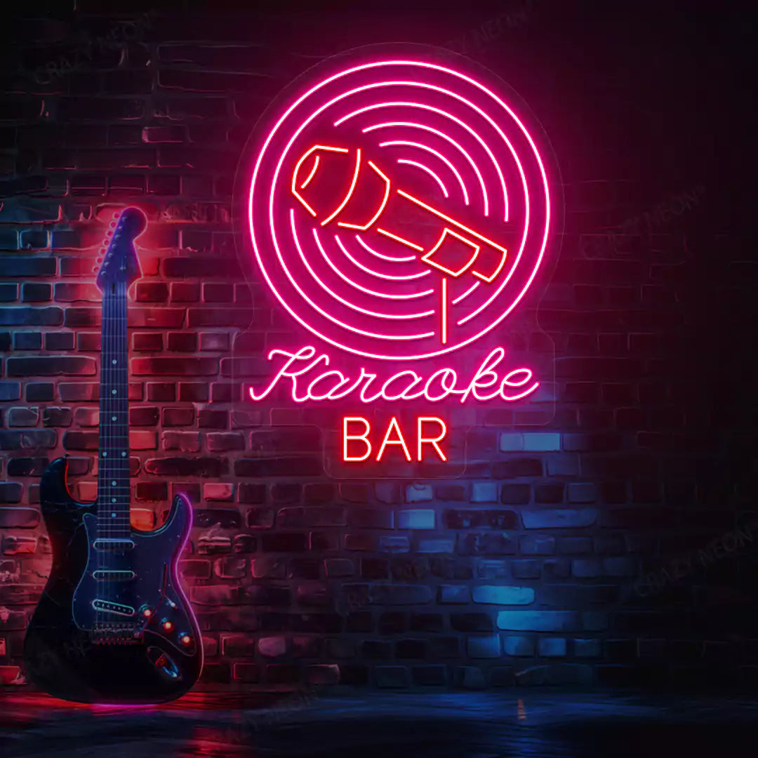 Karaoke Bar Neon Sign
