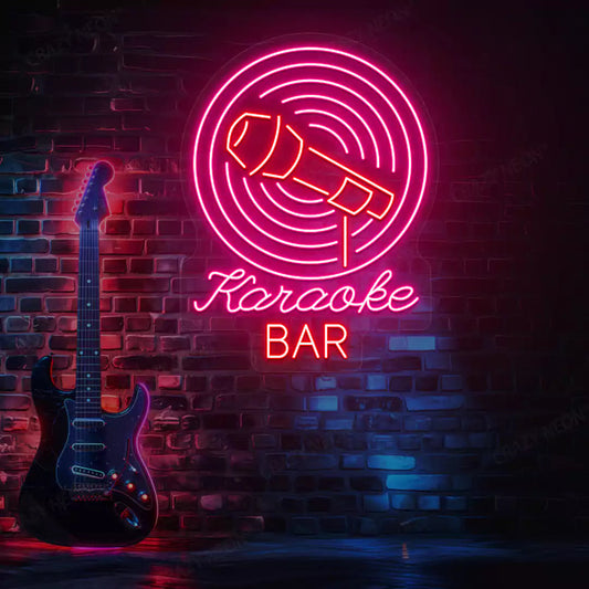 Karaoke Bar Neon Sign