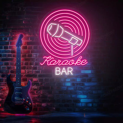 Karaoke Bar Neon Sign