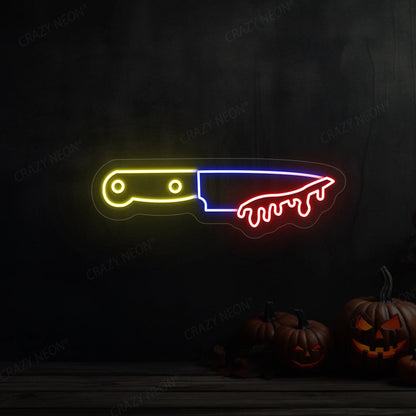 Knife Neon Sign