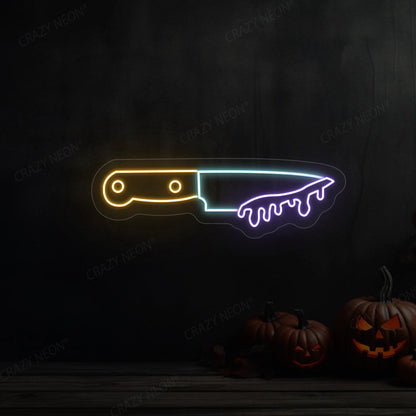 Knife Neon Sign