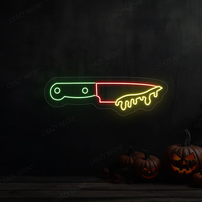 Knife Neon Sign