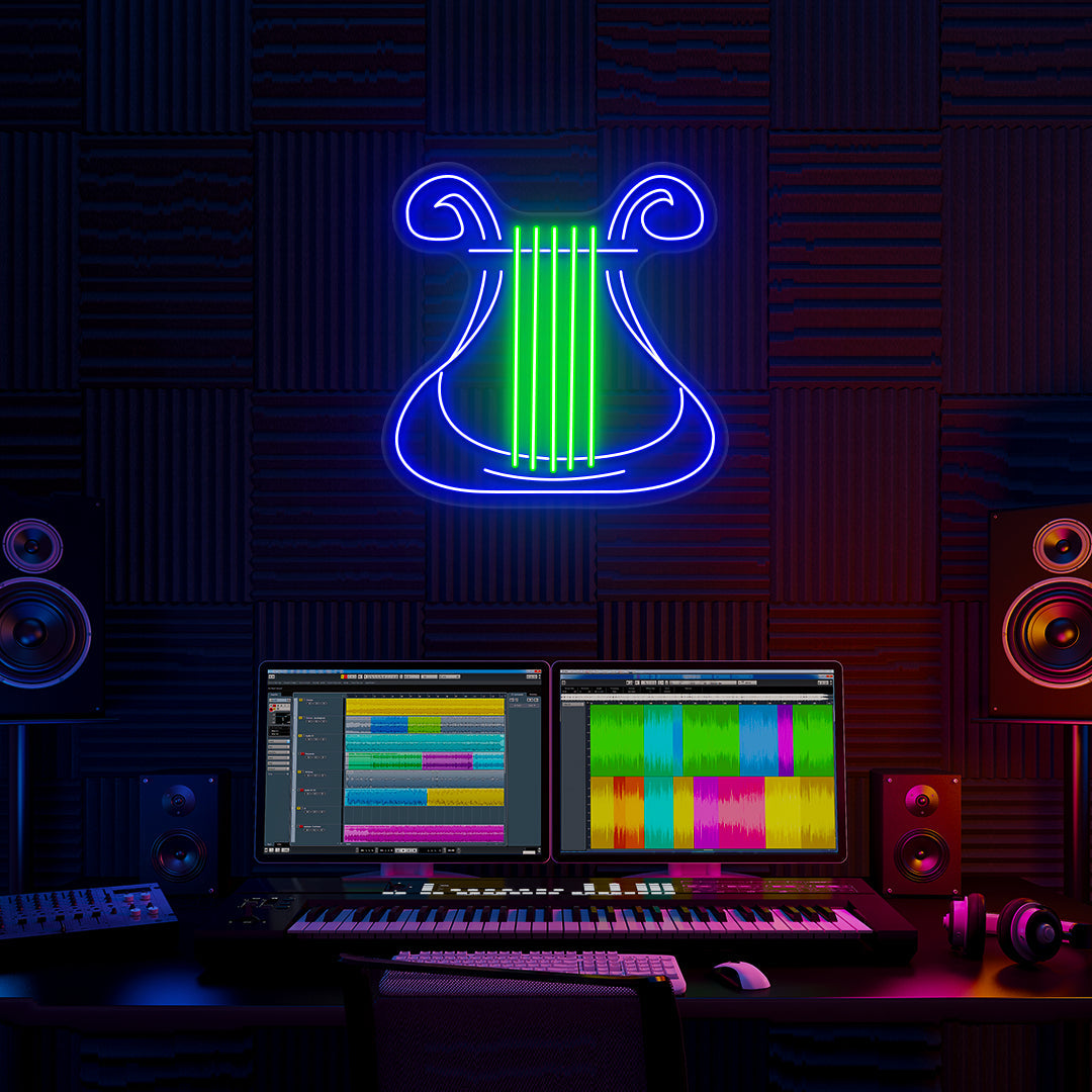 Lyre Neon Sign