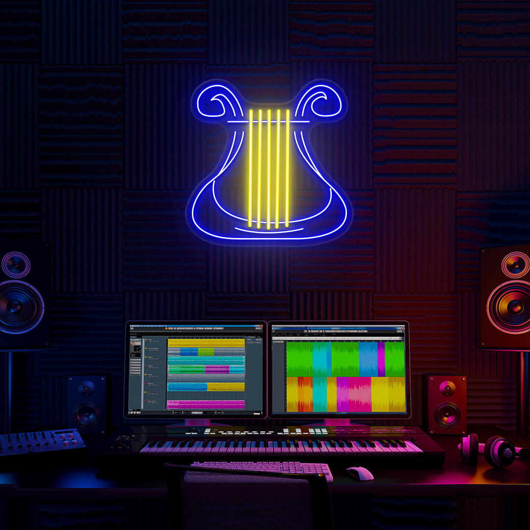 Lyre Neon Sign