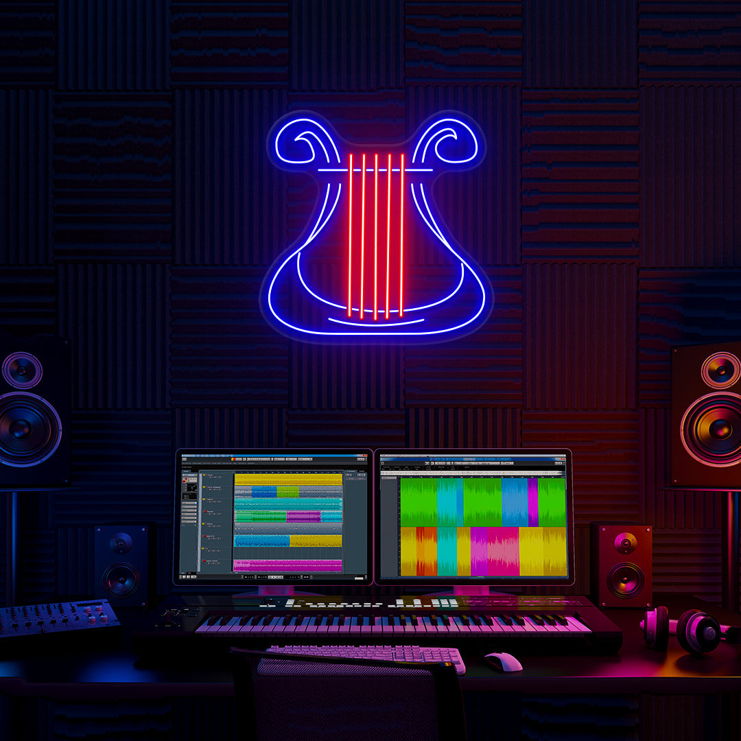 Lyre Neon Sign
