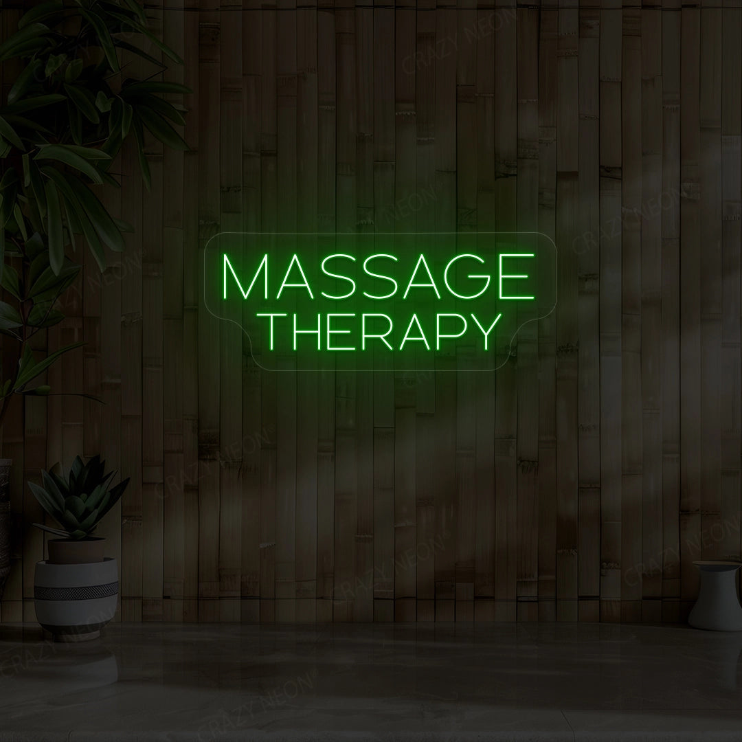 Therapy Massage Neon Sign