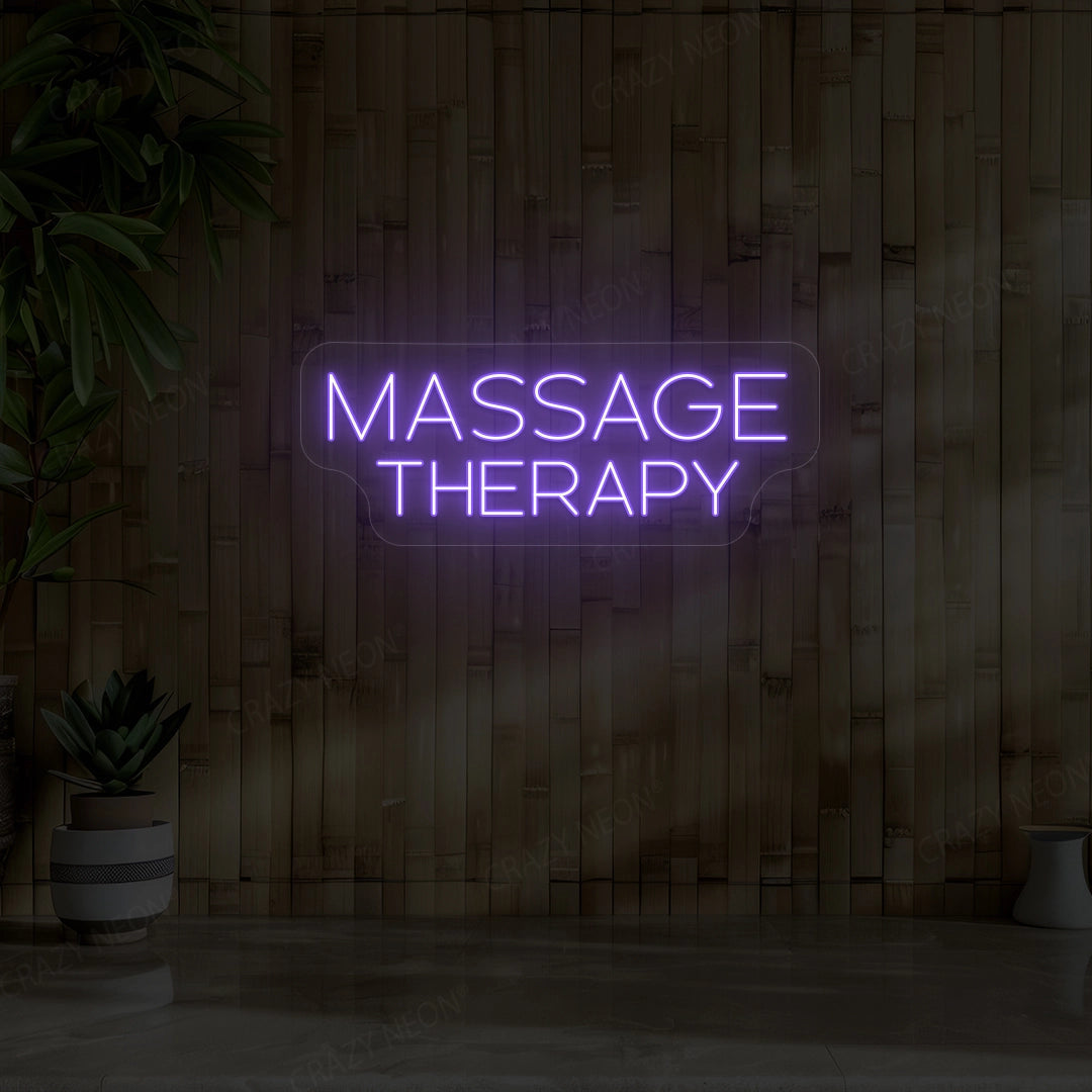 Therapy Massage Neon Sign