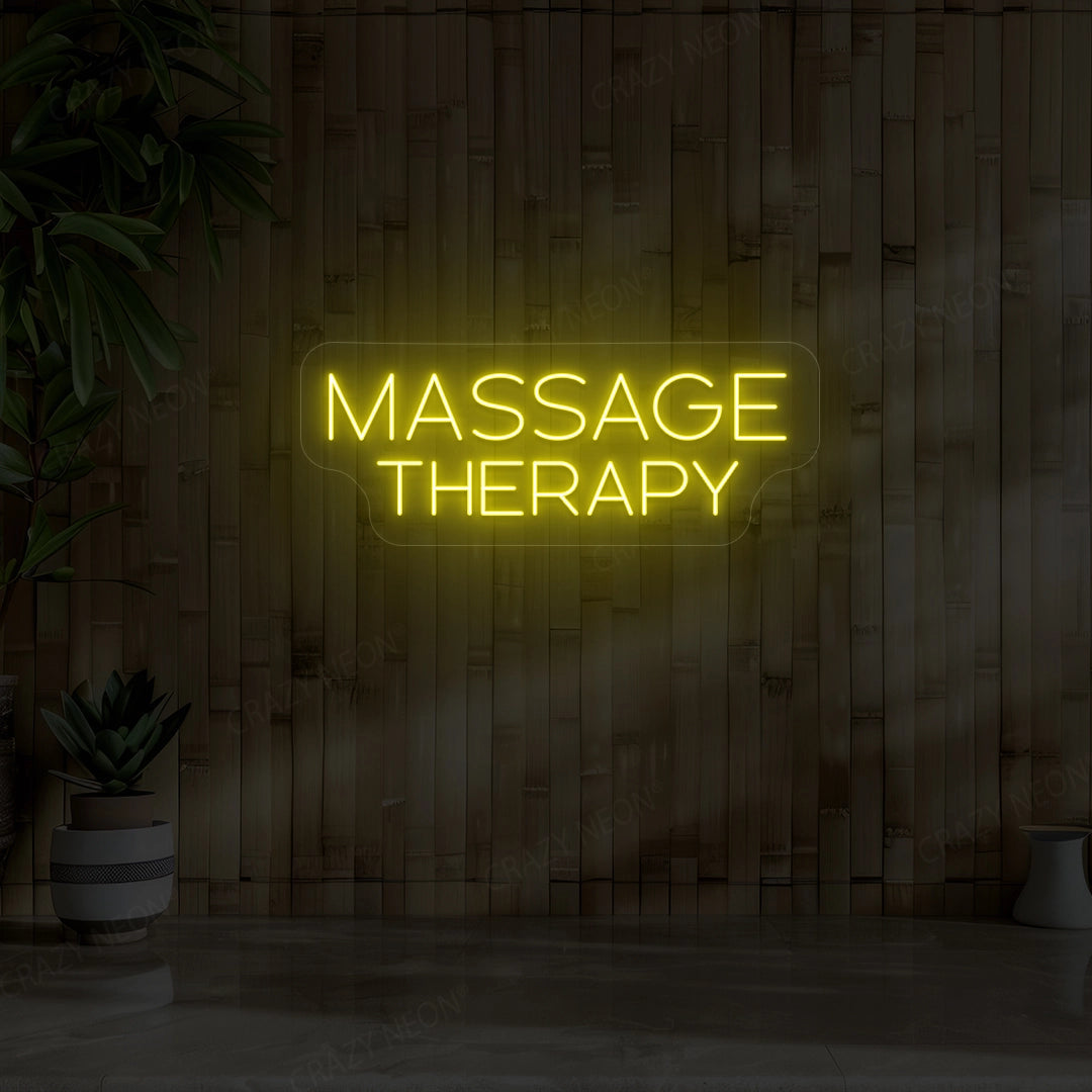 Therapy Massage Neon Sign