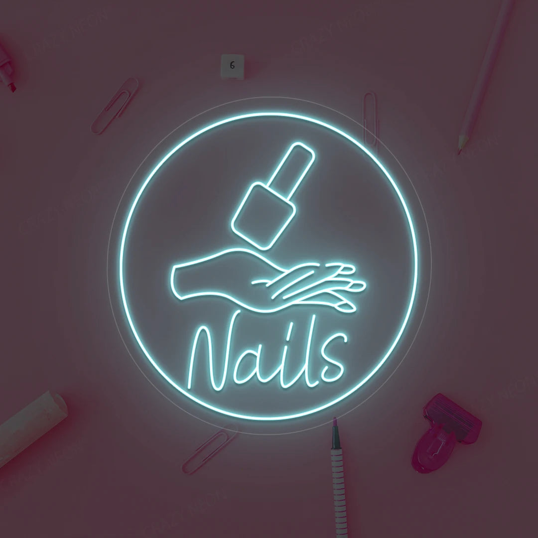 Nail polish Neon Sign