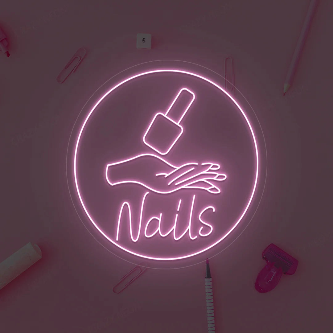 Nail polish Neon Sign