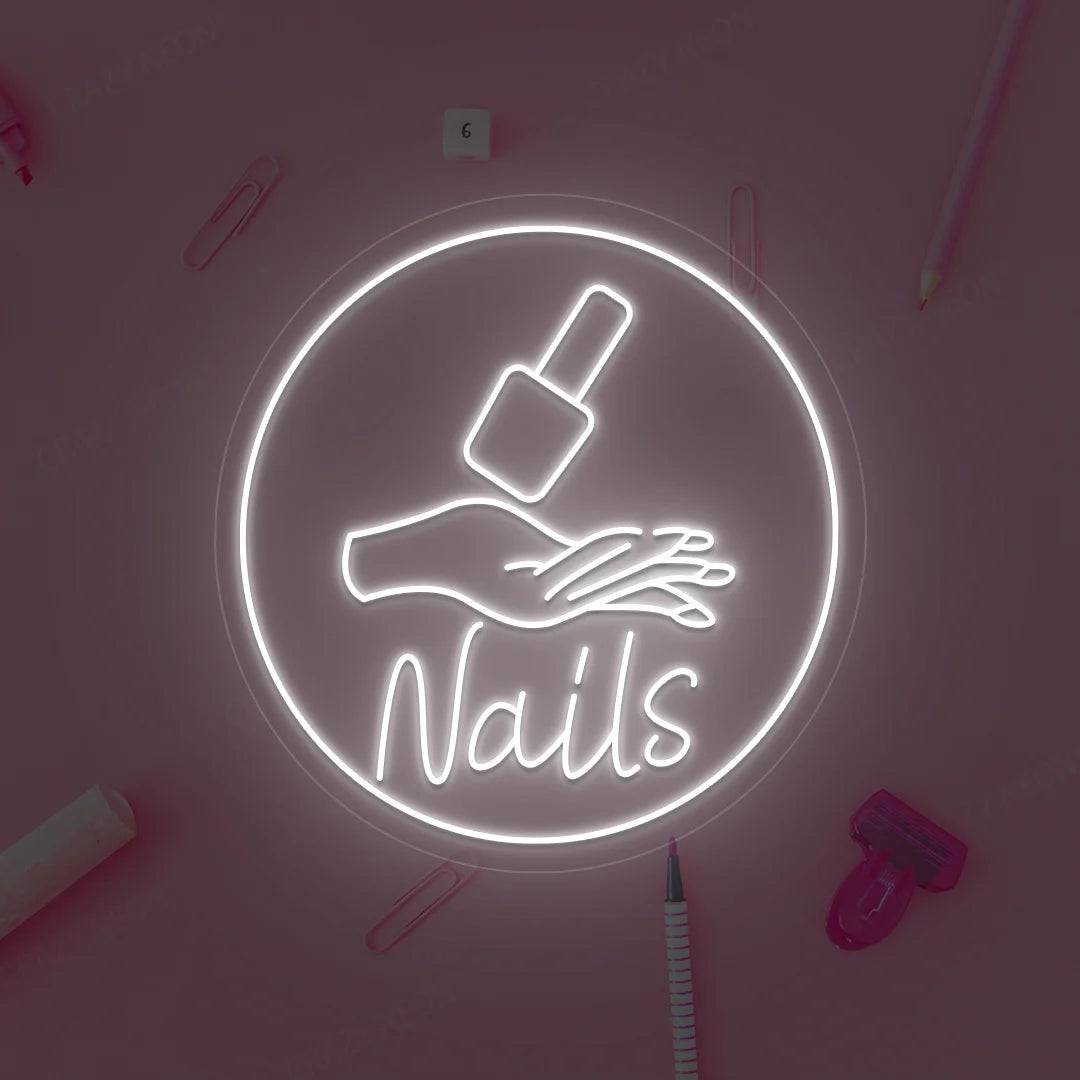 Nail polish Neon Sign