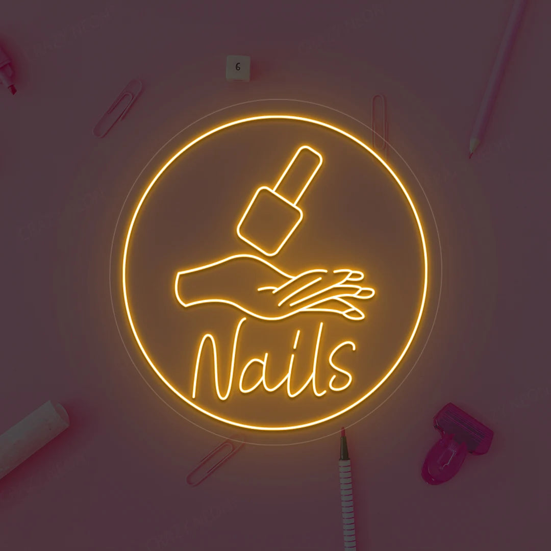 Nail polish Neon Sign