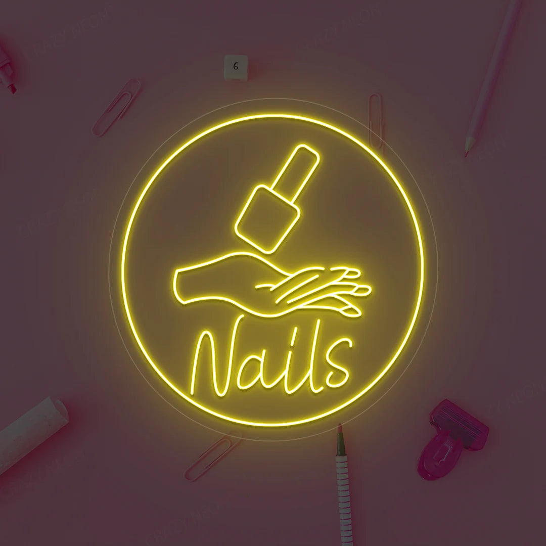 Nail polish Neon Sign