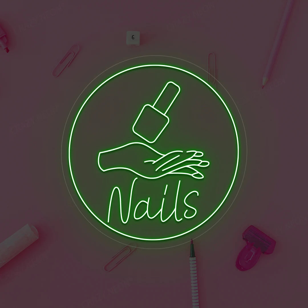 Nail polish Neon Sign