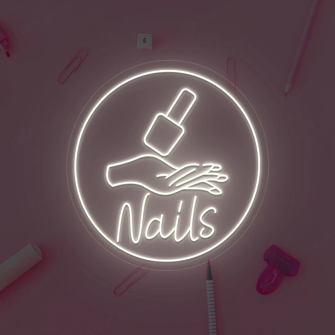Nail polish Neon Sign