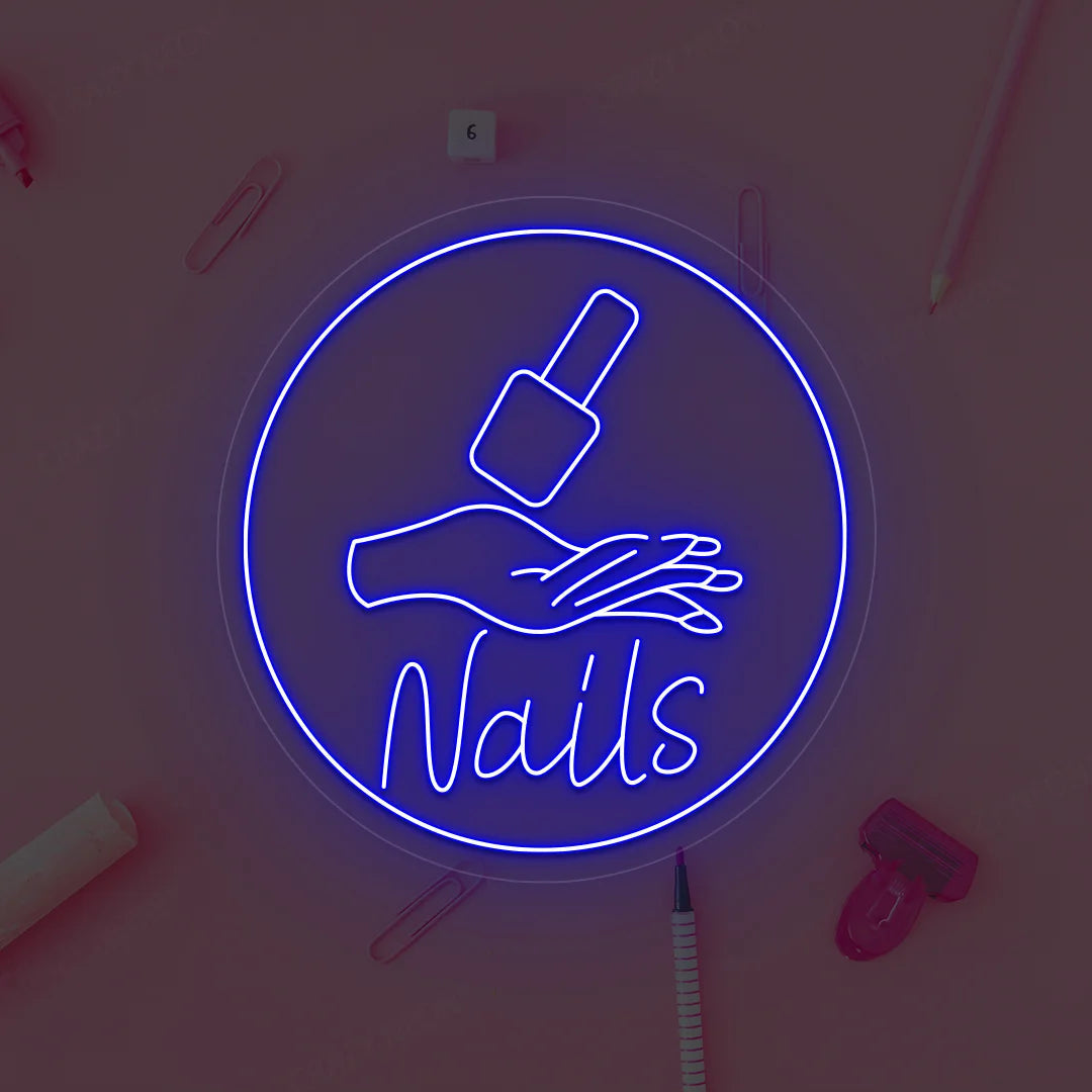 Nail polish Neon Sign