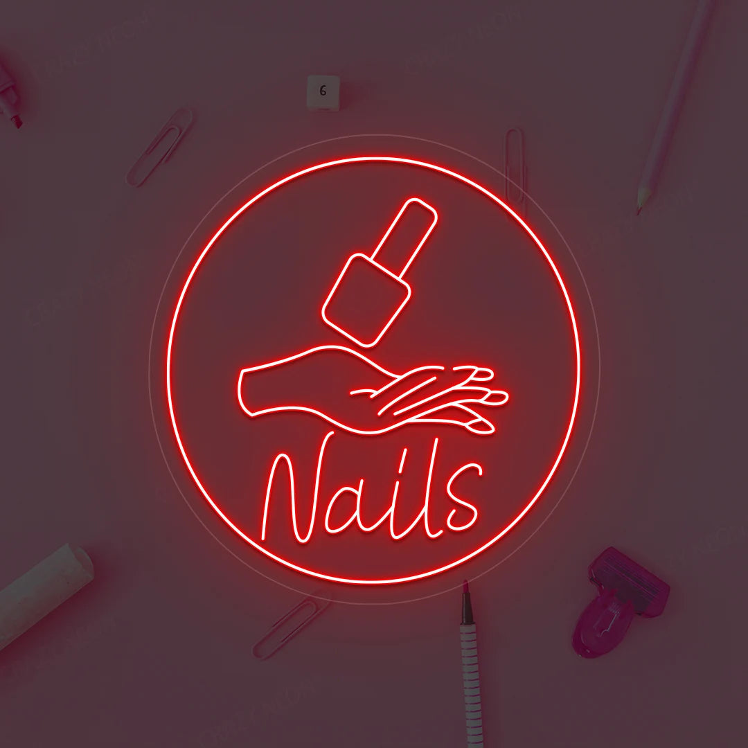 Nail polish Neon Sign