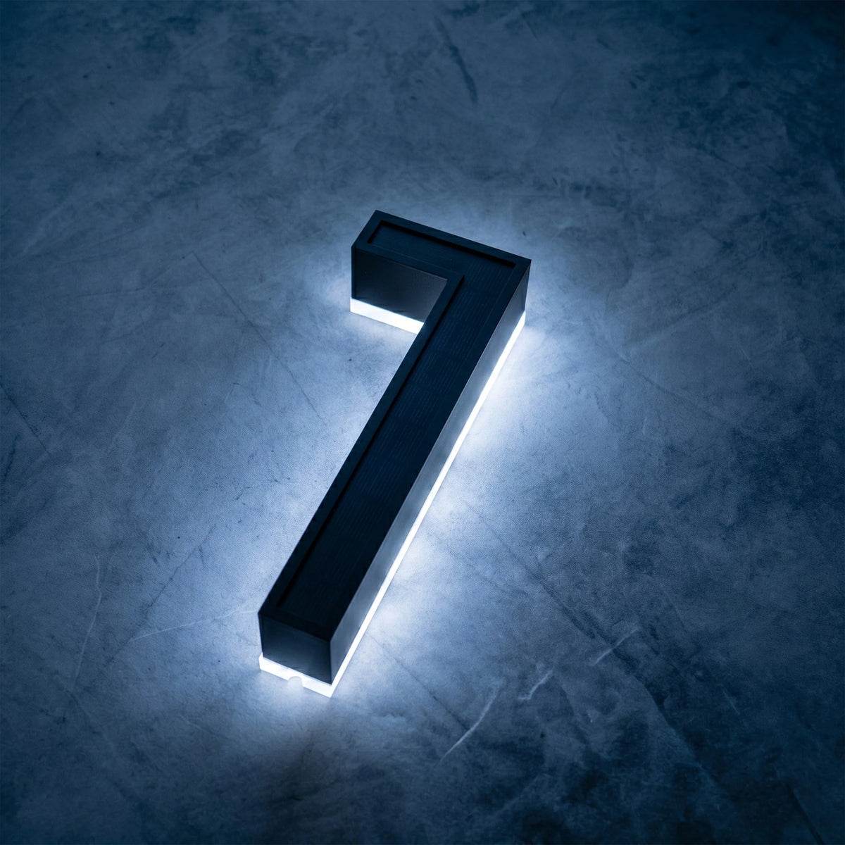 Solar House Number Light – Self-Charging, No Wiring