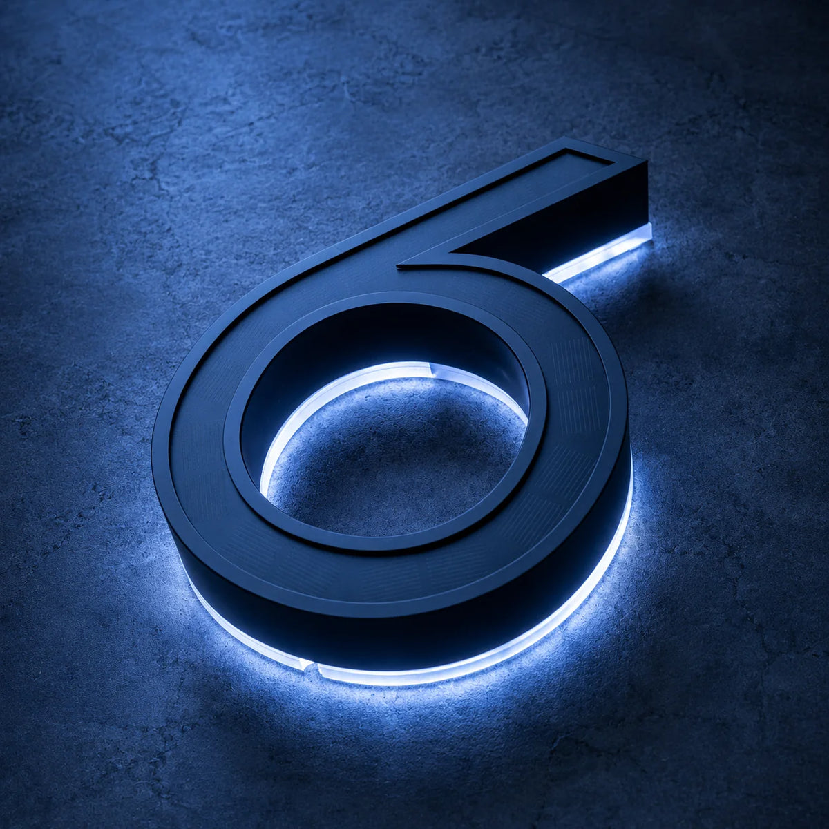 Solar House Number Light – Self-Charging, No Wiring