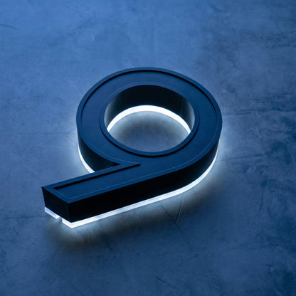Solar House Number Light – Self-Charging, No Wiring