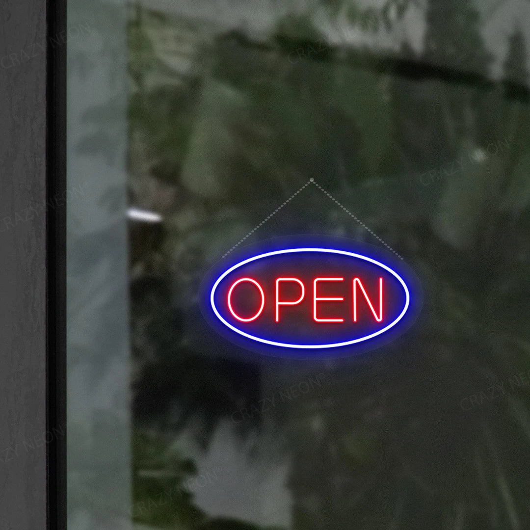 CRAZY NEON Oval Open LED Neon Sign Dimmable