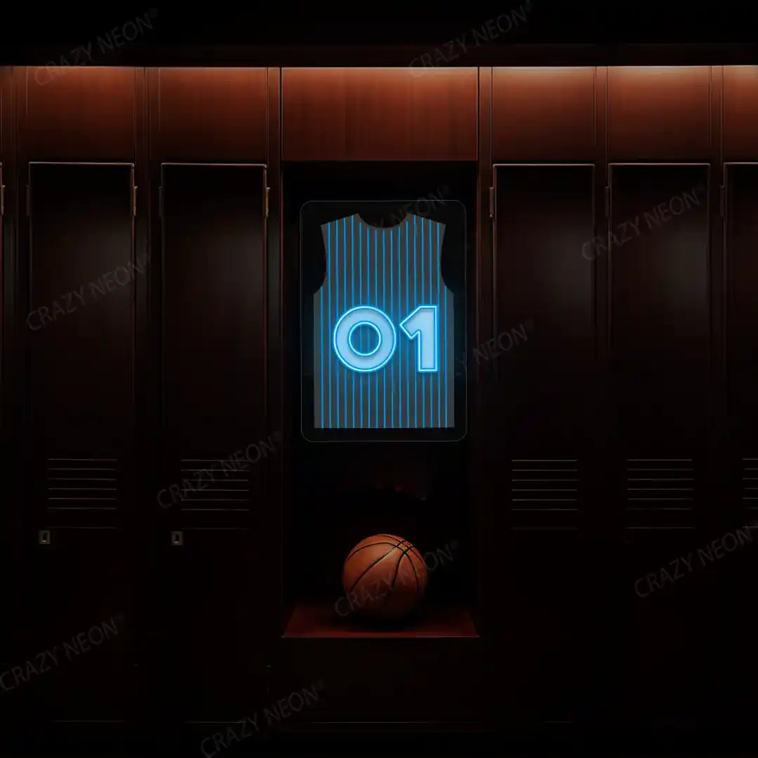 ORL Jersey Basketball Neon Artwork Sign