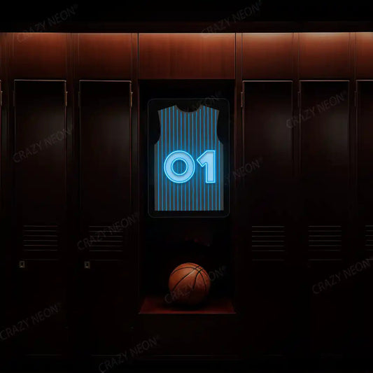 ORL Jersey Basketball Neon Artwork Sign