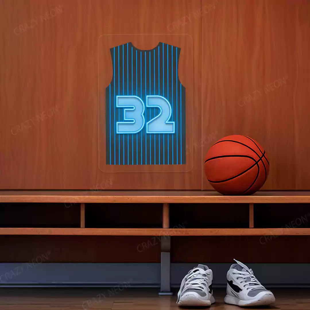 ORL Jersey Basketball Neon Artwork Sign