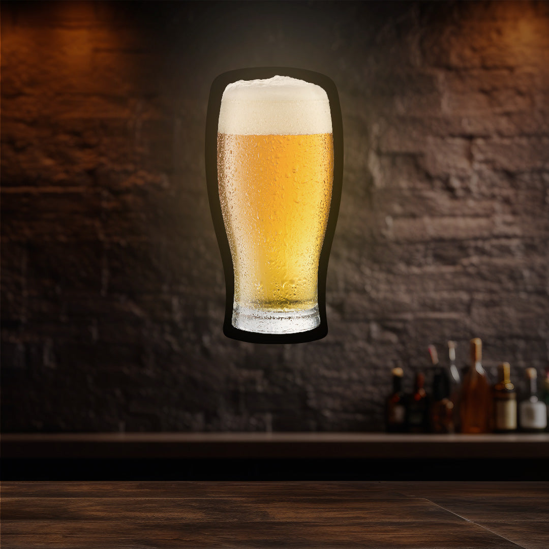 Beer Glass Illuminated Sign