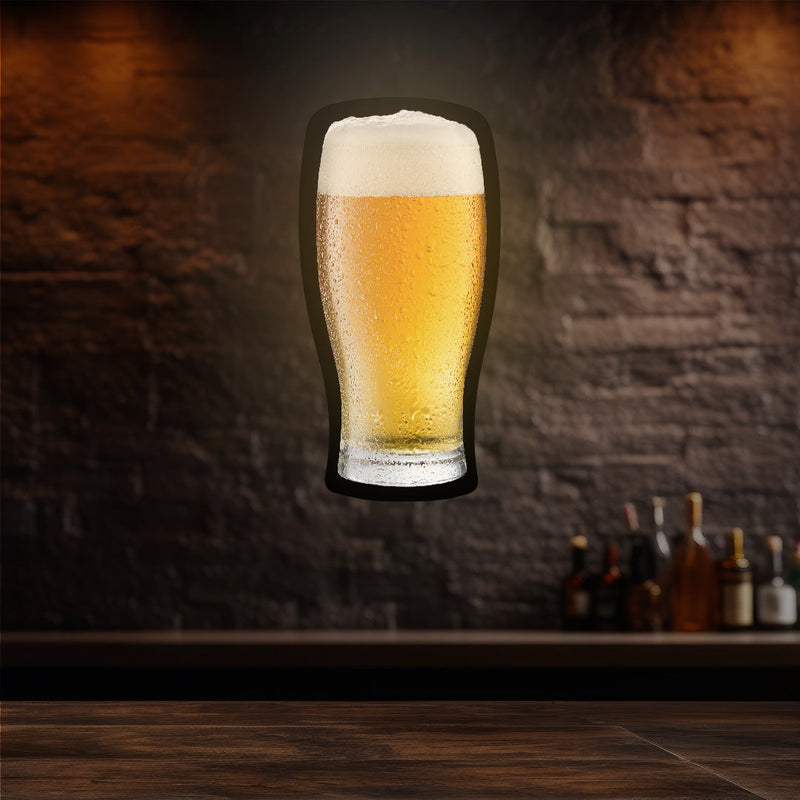 Beer Glass Illuminated Sign