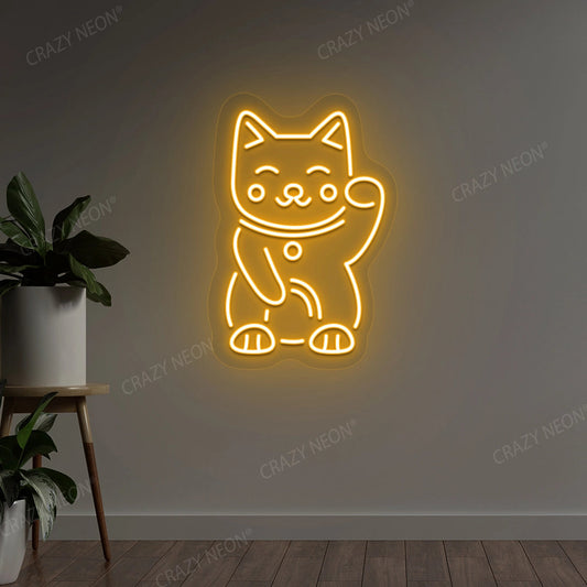 Charming Cat Neon Sign