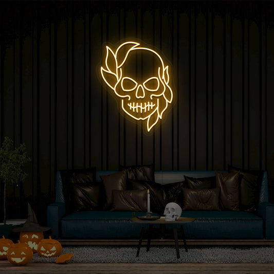 Skull Neon Sign