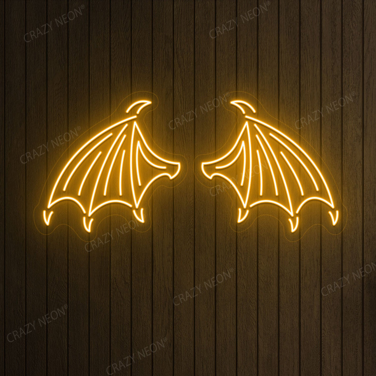 Bat Wings Neon Sign