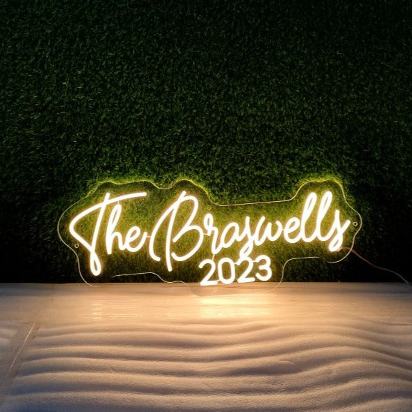 Personalized Name With Est Year Neon Sign
