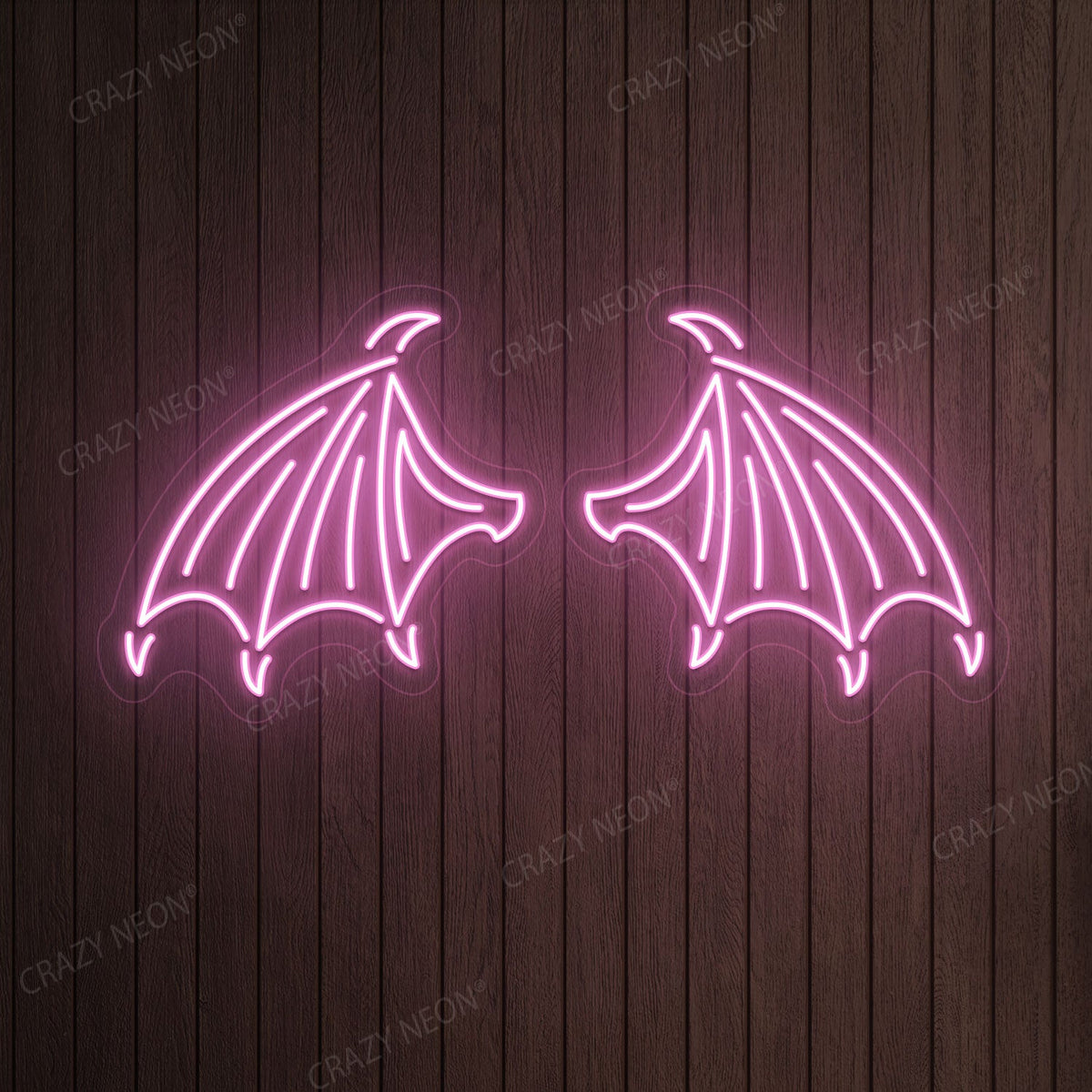 Bat Wings Neon Sign