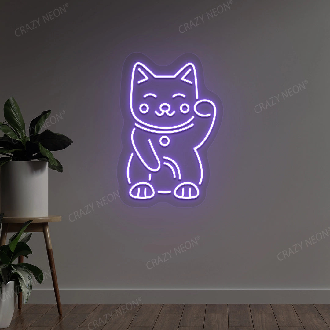 Charming Cat Neon Sign