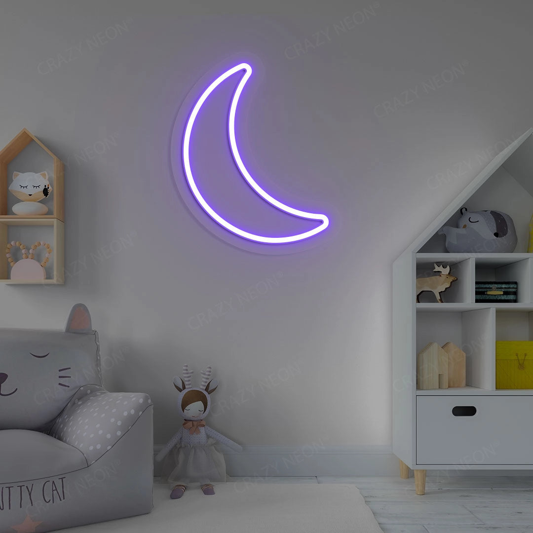 Moon Neon Sign