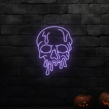LED Skull Neon Sign