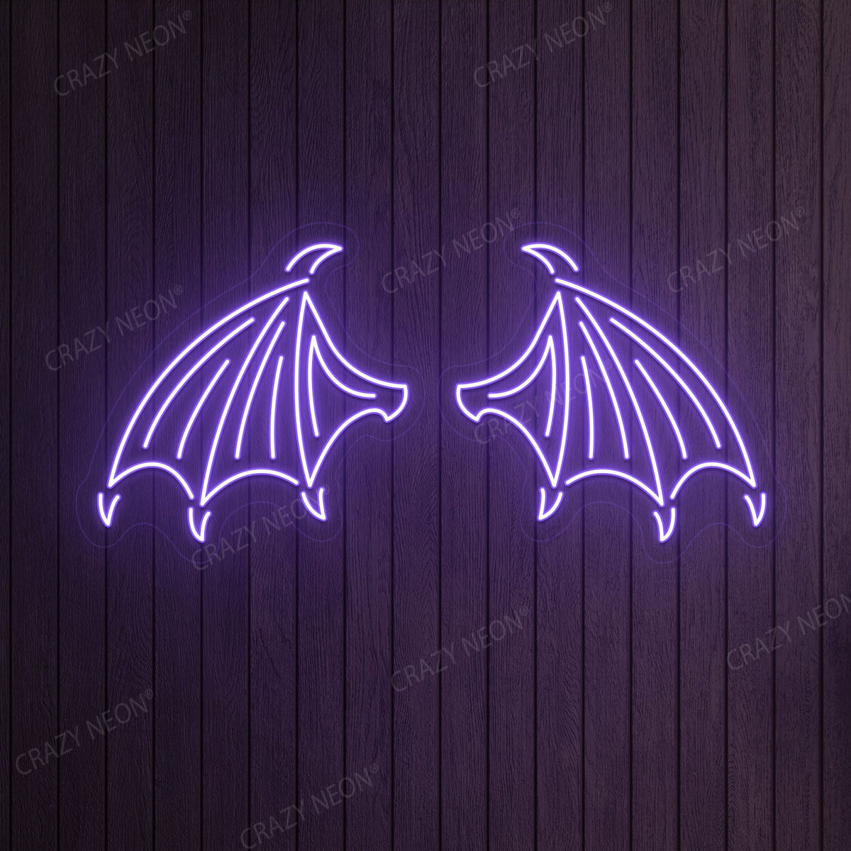 Bat Wings Neon Sign