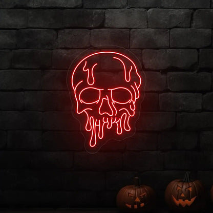 LED Skull Neon Sign