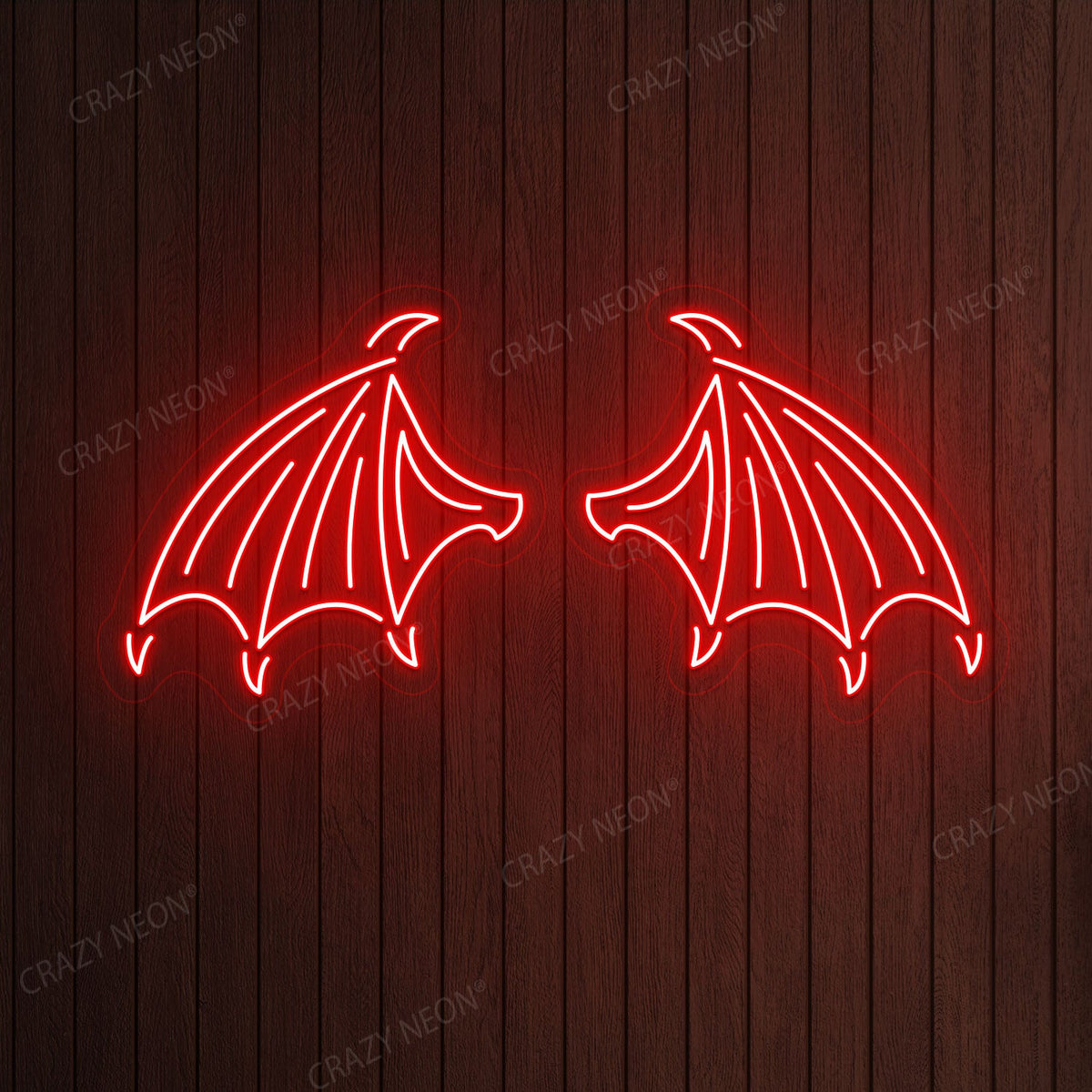 Bat Wings Neon Sign