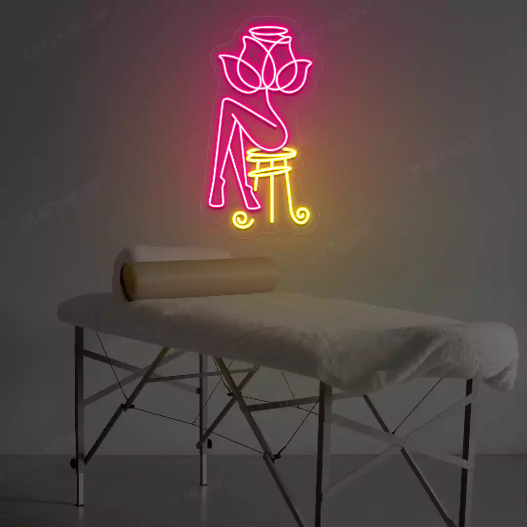 Rose Bliss Spa neon sign