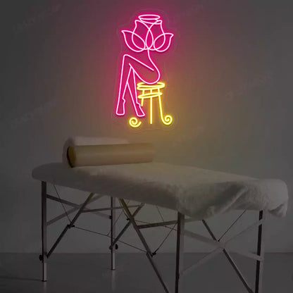 Rose Bliss Spa neon sign